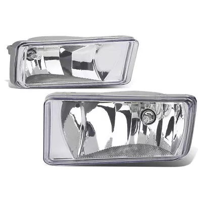 For Chevy Silverado 2007-2015 Clear Lens Pair Front Bumper Fog Light Lamps LH&RH • $30.89