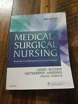 Medical-Surgical Nursing : Assessment And Management Of Clinical Problems Vol 1 • $9.69