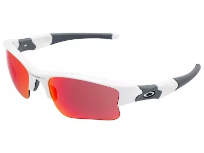 Oakley Flak Jacket XLJ Sunglasses 24-426 Polished White/Prizm Baseball Outfield • $149.99