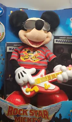Disney Rock Star Mickey Mouse Animated Musical Fisher Price Nib 2011 • $37.99