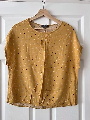 Primark Mustard Top Size 12 Short Sleeve • £0.99