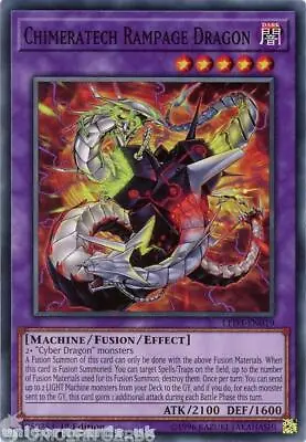 LED3-EN019 Chimeratech Rampage Dragon Common 1st Edition Mint YuGiOh Card • £0.99