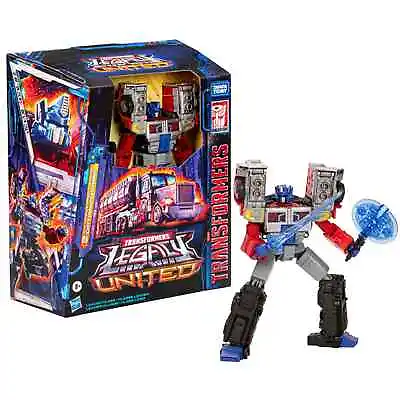 Transformers Legacy United Leader Class G2 Universe Laser Optimus Prime Figure • $74.91