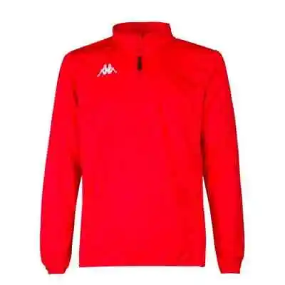 Kappa Tavole 1/2 Zip Training Sweatshirt - Red - SMXL • £9.99
