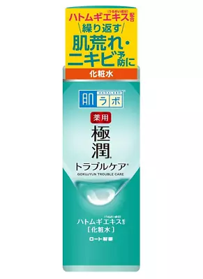 New JAPAN Rohto Hadalabo Gokujyun Oily Skin Care Clean Toner Lotion  170mL • $14.99