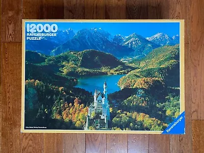 RARE Ravensburger 12000 Neuschwanstein Castle Jigsaw Puzzle 1985 Vintage • $183.98