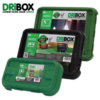£26.99 • Buy DRiBOX Weatherproof Junction Connection Box For Cables Sockets Electrics Garden