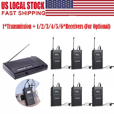 Takstar WPM-200 Wireless In-Ear Stage Monitor System Transmitter Receivers C9C2 • $29.99