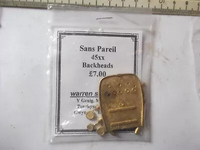 SANS PAREIL MODELS  O GAUGE  G.W.R. 45xx BACKHEADS IN SEALED PACKET • £2.99