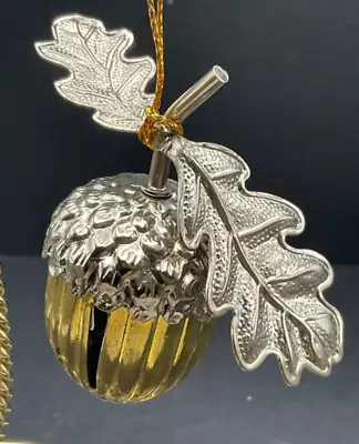 Vintage Metal Acorn Ornament Bell Holiday • $8.99