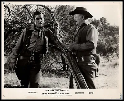 George Montgomery In Man From God's Country (1958) ORIGINAL VINTAGE PHOTO M 92 • $19.99
