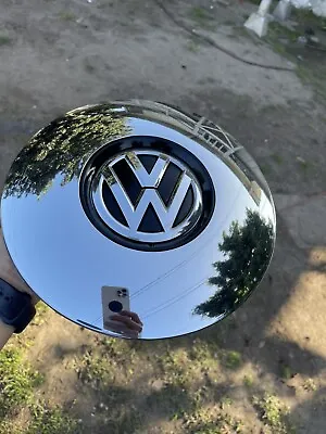 VW Beetle 2012-2016 Wheel Center Hub Cover Chrome Black Heritage Genuine • $49.99