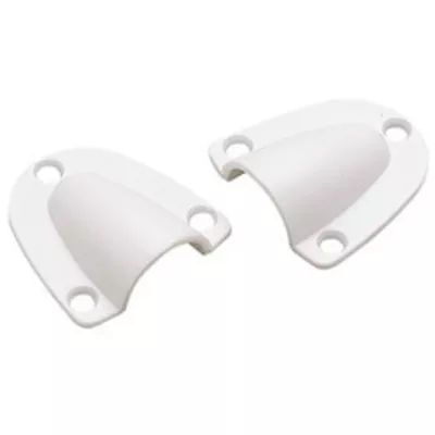 Seachoice Marine Plastic Molded White Clam Shell Vents 16171  Free Shipping • $12.95