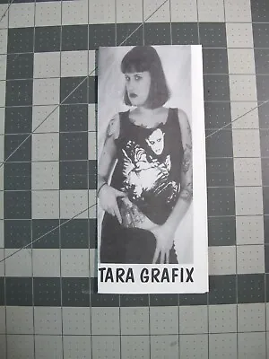 Vtg 1990s Goth Ephemera- Tara Grafix Clothing Shirt Catalog Foldout Mailer Akira • $110