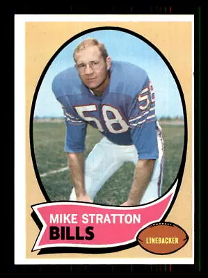 1970 Football Topps Mike Stratton Buffalo Bills #252 • $1.49