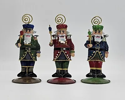 Vintage Metal Nutcracker Soldier Figurines 5 In • $8