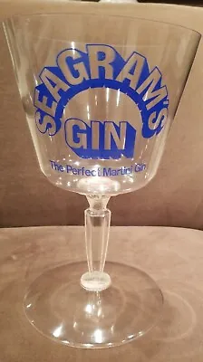 Vintage 70's SEAGRAM'S GIN Giant Martini Glass ~ Bar Decor ~ Man Cave ~ NIB • $8.75