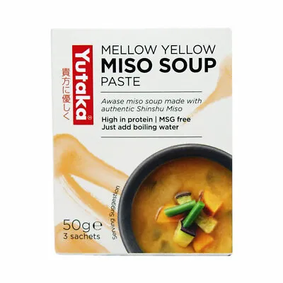 Yutaka Mellow Yellow Awase Miso Soup - 50g (3 Sachets) • £5.35