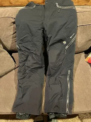 Mountain Hardwear Pants Mens Medium - M - Conduit Softshell Nylon Ski Snowboard • $35