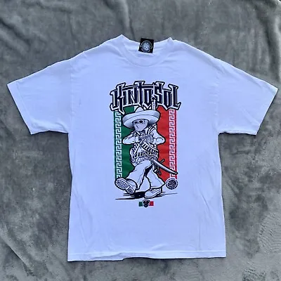 Kinto Sol La Tumba Del Alma Latin Hip-Hop Mexican Flag Skeleton Revolution Large • $35