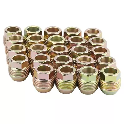 FOR 24 PC CHEVY SILVERADO 1500 FACTORY OEM TYPE GOLD ZINK M14 X 1.50 LUG NUTS • $26.99