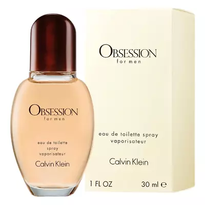 Calvin Klein Obsession For Men 30ml Eau De Toilette Spray - Brand New & Sealed • £24.94