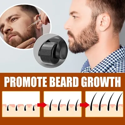 $2.98 • Buy Micro Needle Derma Roller Microneedle Mustache Beard Hair Growth Roll On Tool
