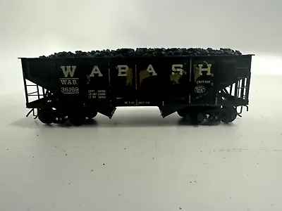 Wabash O Scale 2r Max Gray Ktm 2 Bay Coal Hopper With Custom Load • $159