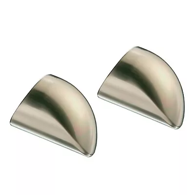 £21.52 • Buy Fusion Mopstick Wall Handrail End Caps In Brushed Nickel By Richard Burbidge