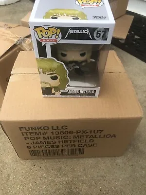 Funko Pop! Rocks: Metallica James Hetfield 57 Collectible Figure New From Case • $33