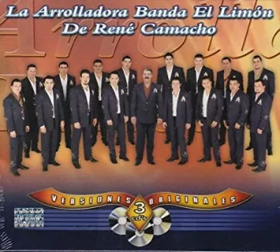 La Arrolladora Banda El Limon De Rene Camacho Versiones Originales 3CDS New • $14.99