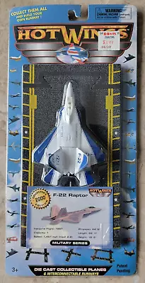 2000 Edition Hot Wings Military Series USAF Lockheed Martin F-22 Raptor 14104 • $19.99