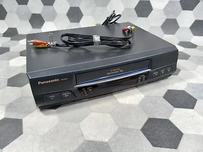 Panasonic PV-9400 4 Head Omnivision VHS VCR Video Player Recorder + A/V Cables • $38.95