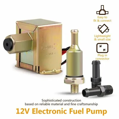 Universal Factory Facet Electric Fuel Pump 12V For Ford Cars Gas & Diesel 4-7PSI • $17.95