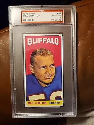 1965 Topps Mike Stratton  #42 Nm-mt Psa 8 Sp ! • $176.99