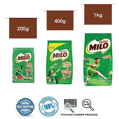 Nestle MILO Activ-Go Chocolate Malt Powder Drink Mix Refil Pack • $17.90