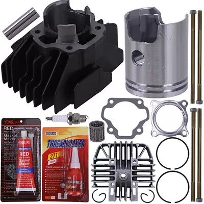 Bore 47mm Cylinder Piston Gaskets Top End Kit For Yamaha PW80 Y-Zinger 1983-2006 • $58.95