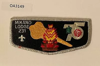 Boy Scout OA 231 Mikano Lodge 75th Flap • $5