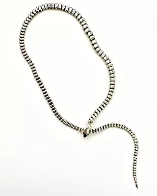 Tiffany & Co Snake Necklace Sterling Silver Elsa Peretti • $1.54