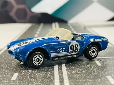 Vintage ZEE Toy Car Diecast P389 COBRA 427 Convertible Blue 1/64 Hong Kong NICE! • $5.99