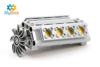 Lego® Technic - V8 Cylinder Engine With Crank Pistons Fan - Posted Flat • $21.95