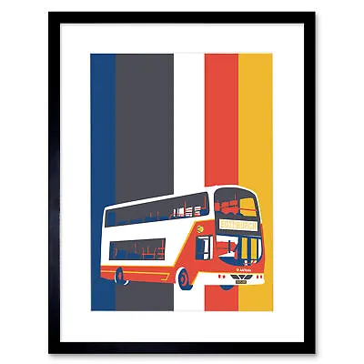 Edinburgh Transport Bus Framed Wall Art Print • £26.99