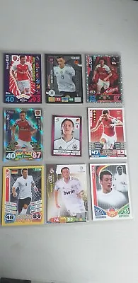 Mesut Ozil Arsenal Germany Real Madrid Football Card Sticker Variation Lot • £4