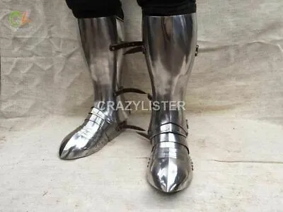 Medieval Steel Shoes Knights Protection SCA LARP With Sabatons Foot JCT71 • $72.68