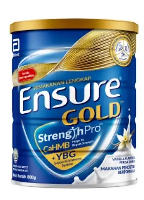4 X NEW Abbott Ensur Gold Complete Nutrition Vanilla Flavored Milk Powder 800g • $199.90