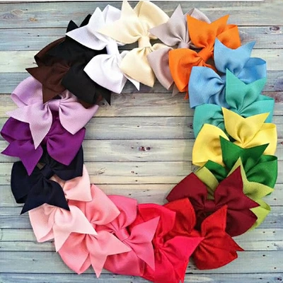 £3.09 • Buy 40PCS Kids Baby Bow Hair Clip Children Toddler Flowers Hair Girls Accessories UK