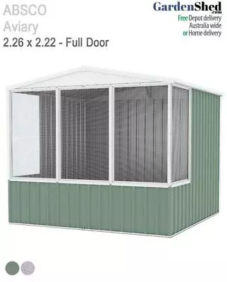 Absco Aviary 2.26m X 2.22m Bird Cage • $1250.70