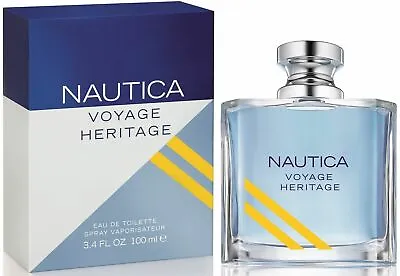 Voyage Heritage By Nautica Cologne For Men EDT 3.3 / 3.4 Oz New In Box • $24.99