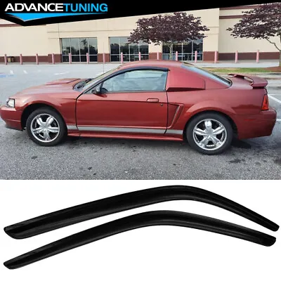 Fits 94-04 Ford Mustang Coupe Acrylic Window Visors Rain Sun Guard 2Pc • $39.99