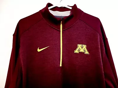Nike Minnesota Golden Gophers 1/4 Zip Pullover- Men's (XL) Nike Dri-Fit Jacket • $26.99